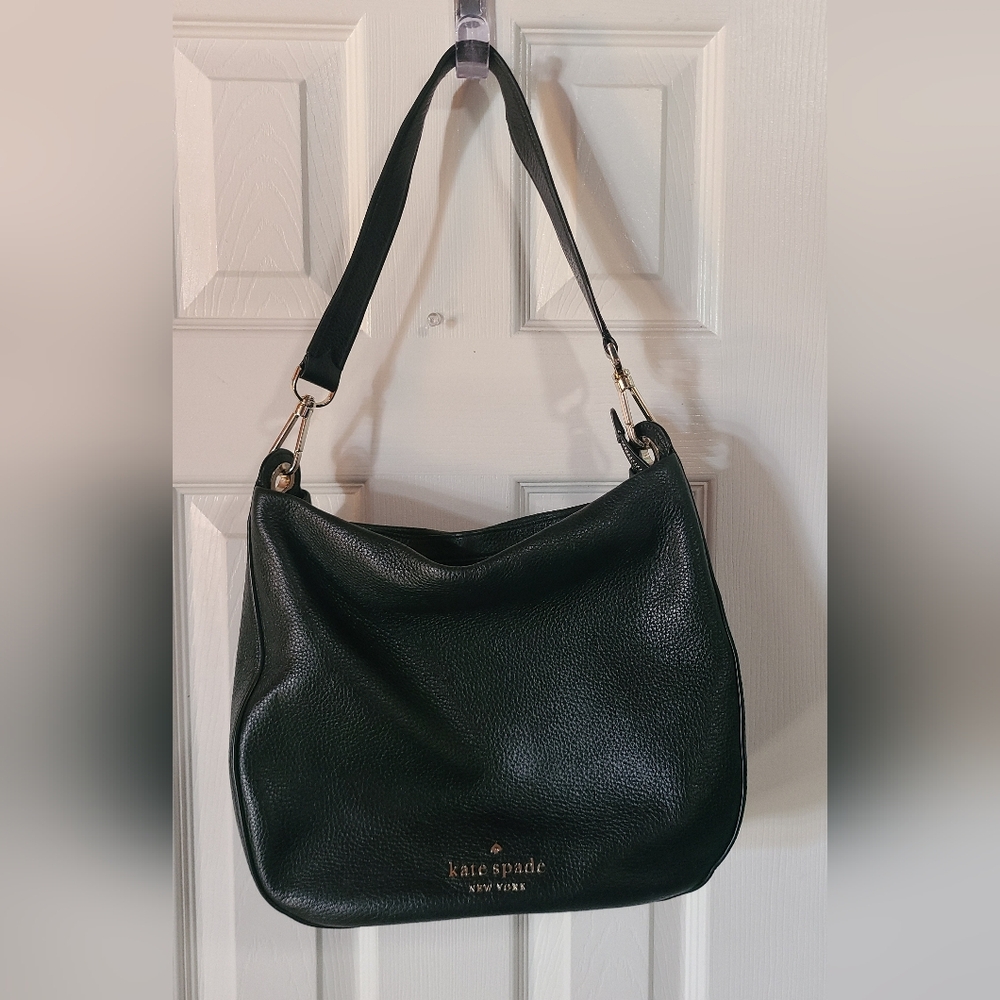 Kate Spade Black Leather Shoulder Bag